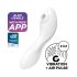 Satisfyer Curvy Trinity 5+ - pametni 2u1 vibrator (bijeli)