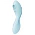 Satisfyer Curvy Trinity 5+ - pametan 2u1 vibrator (plavi)