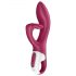 Satisfyer Embrace Me - akumulatorski vibrator s dodatkom za klitoris (crveni)