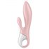 Satisfyer Air Pump Bunny 3 - napuhavajući vibrator (ružičasti)