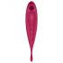 Satisfyer Twirling Pro - pametni 2u1 klitoralni vibrator (crveni)