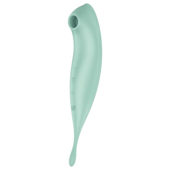 Satisfyer Twirling Pro - pametni 2u1 vibrator za klitoris (menta)