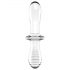 Satisfyer Double Crystal - Dildo od stakla s dva kraja (prozirno)