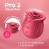 Satisfyer Pro 2 Rose Classic - stimulator za klitoris s valovima zraka (crvena)