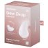 Satisfyer Dew Drop - bijeli, punjivi i vodootporni vibrator za klitoris