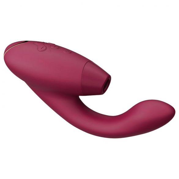 Womanizer Duo 2 - vodootporni vibrator G-točke i stimulator klitorisa (crveni)