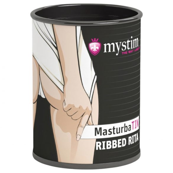 Mystim MasturbaTIN Rebrasta Rita - rebrasti masturbator (bijela)