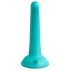 Dillio Curious Five - silikonski dildo (15 cm) - tirkizna