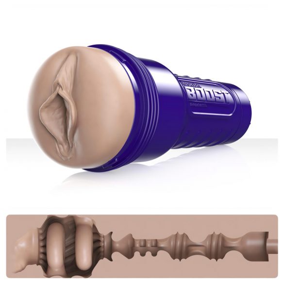 Fleshlight Boost Bang - realistična umjetna vagina masturbator (prirodna)