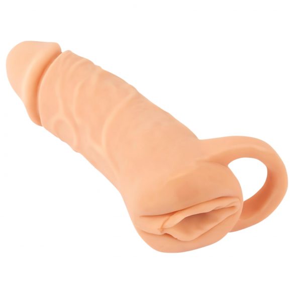 Nature Skin - navlaka za penis i umjetna vagina - 18 cm (prirodno)