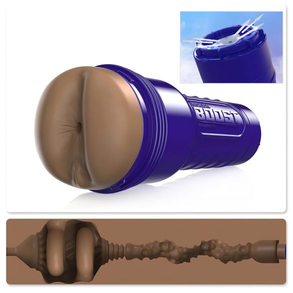 Fleshlight Boost Blast - realistična stražnjica masturbator (smeđa)