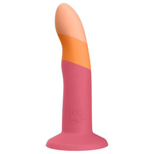 ROMP Dizi - fleksibilni silikonski dildo (ružičasto-narančasti)