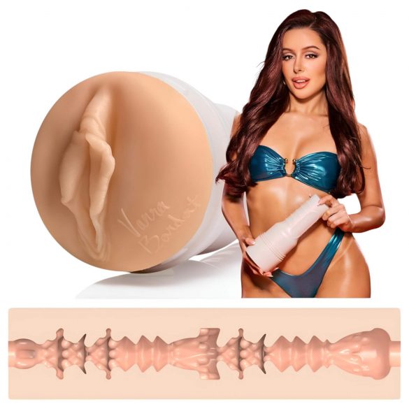 Fleshlight Vanna Bardot - realistična vagina (natur)