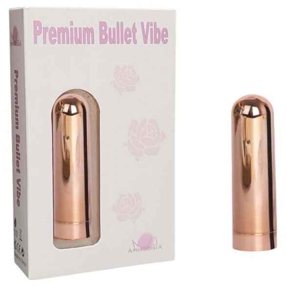 Lonely Gold - punjivi, vodootporni mini stick vibrator (zlato)