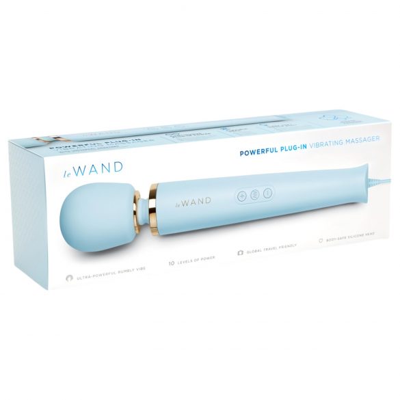 le Wand - ekskluzivni mrežni masažni vibrator (plavi)