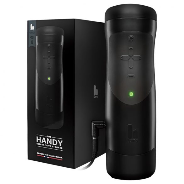 The Handy 1.1 - pametni, mrežni, VR masturbator (crni)