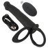 Black Velvets Double F - strap-on analni vibrator (crni)