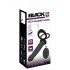 Black Velvets Double F - strap-on analni vibrator (crni)