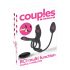 Couples Choice - multifunkcionalni vibracijski prsten za penis (crni)