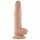 Lovetoy Real Extreme - vakuumska čašica, dildo za testise - 21 cm (prirodni)