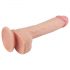 Lovetoy Nature Cock - realistični dildo s prijanjajućim postoljem - 21 cm (prirodna boja)