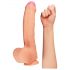 Lovetoy Nature Cock - dvostruki realistični dildo - 28 cm (prirodna boja)