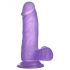 Lovetoy Jelly Studs - realistični dildo s bazom - 15 cm (ljubičasti)