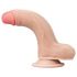 Lovetoy Sliding-Skin - dvoslojni dildo - 18 cm (prirodni)