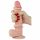 Lovetoy Sliding-Skin - dvoslojni dildo - 21 cm (prirodni)