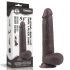 Lovetoy Sliding-Skin - dvoslojni dildo - 23 cm (smeđi)