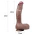 Lovetoy Nature Cock - dvostruki sloj realističnog dilda - 26 cm (prirodna boja)