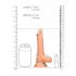 RealRock Dong 7 - realističan, dildo za testise (17 cm) - prirodan