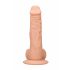 RealRock Dong 8 - realističan, dildo za testise (20 cm) - prirodan