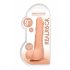 RealRock Dong 9 - realističan, dildo za testise (23 cm) - prirodan