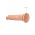 RealRock Dong 10 - realistični dildo (25 cm) - prirodan