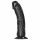 RealRock - realistični dildo s vakuumom - 15,5 cm (crni)