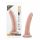 Dr. Skin 7 - realističan dildo s ljepljivim potplatom - prirodan (17,5 cm)