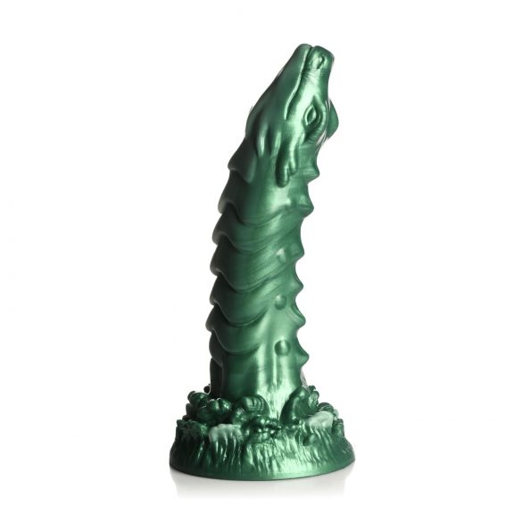 Creature Cocks Cockness Monster - silikonski dildo sa vakuumom (zeleni)