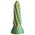 Creature Cocks Stegosaurus - šiljasti silikonski dildo - 20 cm (zeleni)