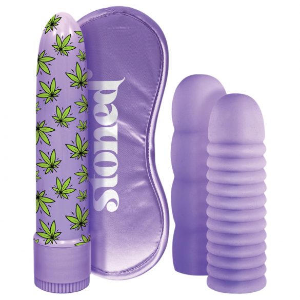 Stoner Bonga Bunga - štapni vibrator set (4 dijela) - ljubičasta