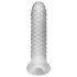 Fat Boy Checker Box - navlaka za penis (17 cm) - bijela poput mlijeka