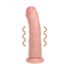 REALROCK - realistični vibrator s vakuumom (20,5 cm)