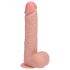 REALROCK - rotirajući vibrator - prirodan (20,5 cm)