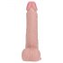 REALROCK - rotirajući vibrator - prirodan (20,5 cm)