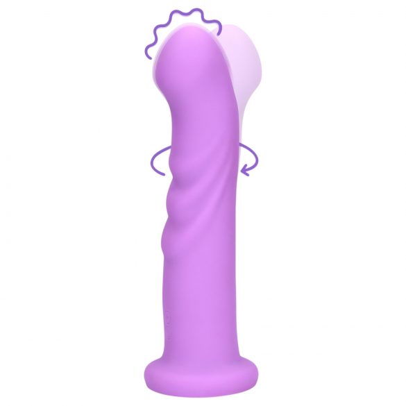 Loveline - rotirajući vibrator s punjivom baterijom (roza)