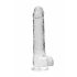 REALROCK - proziran realističan dildo - proziran kao voda (22 cm)