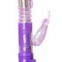 Easytoys - rotirajući vibrator s polugom za klitoris (ljubičasti)