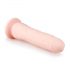 Easytoys - 100% silikonski dildo (21cm) - prirodan