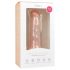 Easytoys - realističan dildo s vakuumskim čašicama (15,5 cm) - prirodan