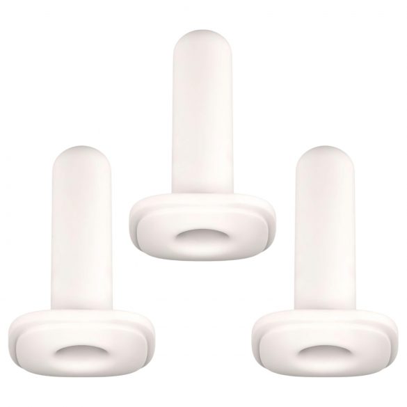 Kiiroo Onyx Standard Fit - manšeta za masturbator - 3 kom (bijela)